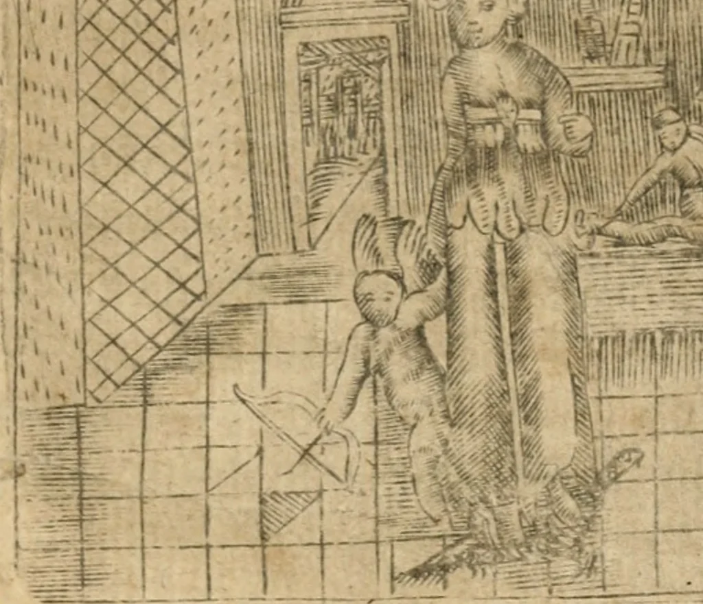 An illustration from Declaracion magistral sobre las emblemas de Andres Alciato con todas las historias, antiguedades, moralidad y doctrina tocante a las buenas costumbres, 1615, leaf 922