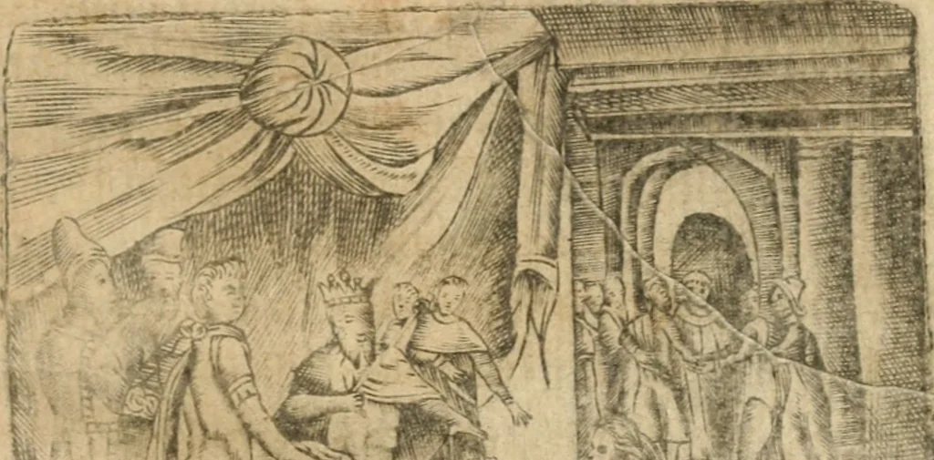 An illustration from Declaracion magistral sobre las emblemas de Andres Alciato con todas las historias, antiguedades, moralidad y doctrina tocante a las buenas costumbres, 1615, leaf 932