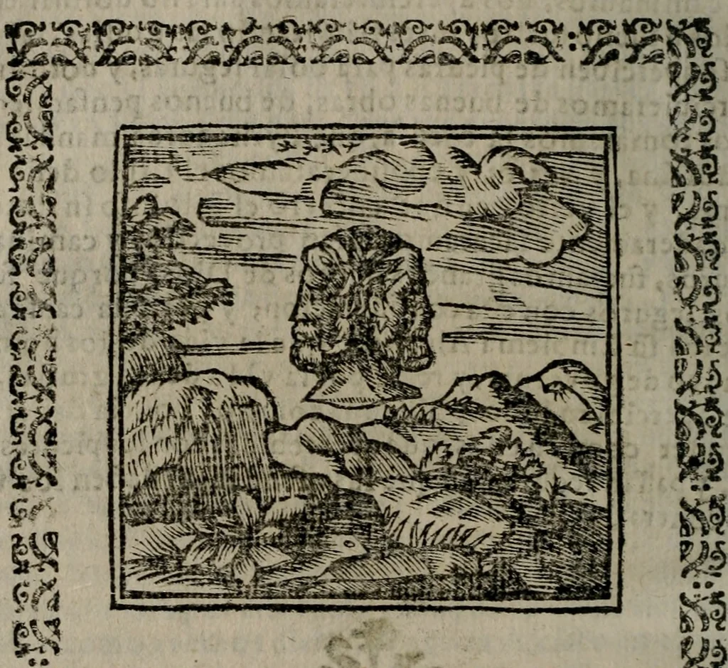 An illustration from Declaracion magistral sobre las Emblemas de Andres Alciato : con todas las historias, antiguedades, moralidad, y doctrina, tocante a las buenas costumbres : dedicadas a la muy noble insigne, leal, y coronada ciudad de Valencia, 1670, leaf 113