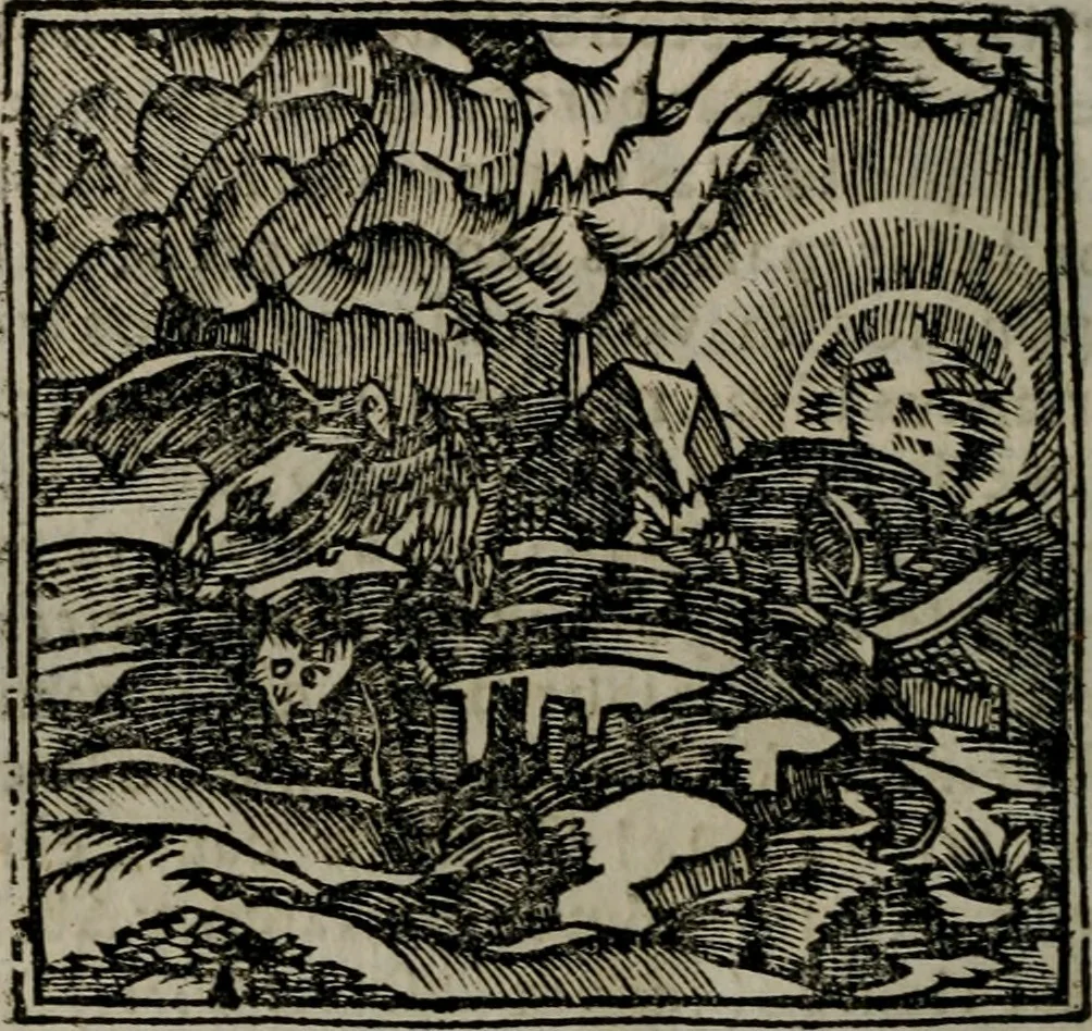 An illustration from Declaracion magistral sobre las Emblemas de Andres Alciato : con todas las historias, antiguedades, moralidad, y doctrina, tocante a las buenas costumbres : dedicadas a la muy noble insigne, leal, y coronada ciudad de Valencia, 1670, leaf 281