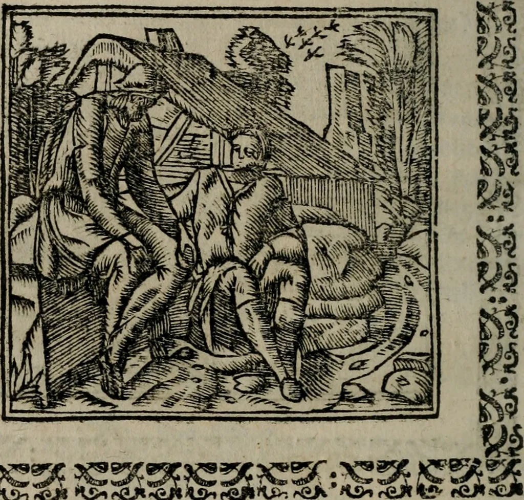 An illustration from Declaracion magistral sobre las Emblemas de Andres Alciato : con todas las historias, antiguedades, moralidad, y doctrina, tocante a las buenas costumbres : dedicadas a la muy noble insigne, leal, y coronada ciudad de Valencia, 1670, leaf 341