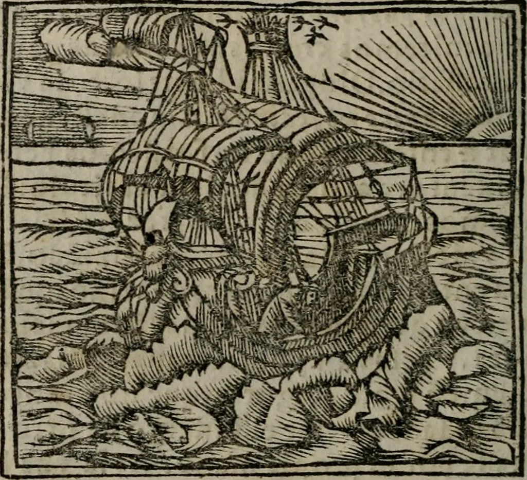 An illustration from Declaracion magistral sobre las Emblemas de Andres Alciato : con todas las historias, antiguedades, moralidad, y doctrina, tocante a las buenas costumbres : dedicadas a la muy noble insigne, leal, y coronada ciudad de Valencia, 1670, leaf 343
