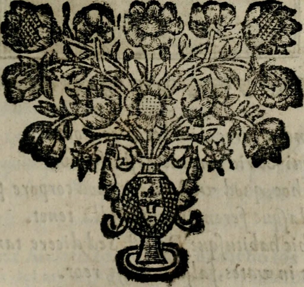 An illustration from Declaracion magistral sobre las Emblemas de Andres Alciato : con todas las historias, antiguedades, moralidad, y doctrina, tocante a las buenas costumbres : dedicadas a la muy noble insigne, leal, y coronada ciudad de Valencia, 1670, leaf 428