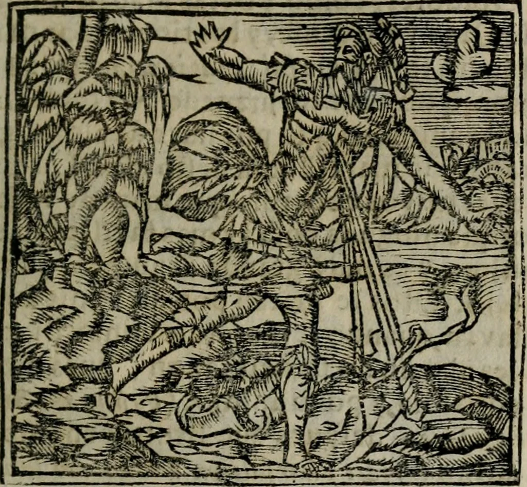 An illustration from Declaracion magistral sobre las Emblemas de Andres Alciato : con todas las historias, antiguedades, moralidad, y doctrina, tocante a las buenas costumbres : dedicadas a la muy noble insigne, leal, y coronada ciudad de Valencia, 1670, leaf 456