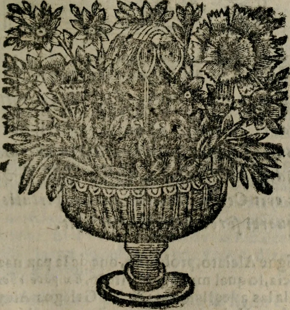 An illustration from Declaracion magistral sobre las Emblemas de Andres Alciato : con todas las historias, antiguedades, moralidad, y doctrina, tocante a las buenas costumbres : dedicadas a la muy noble insigne, leal, y coronada ciudad de Valencia, 1670, leaf 628