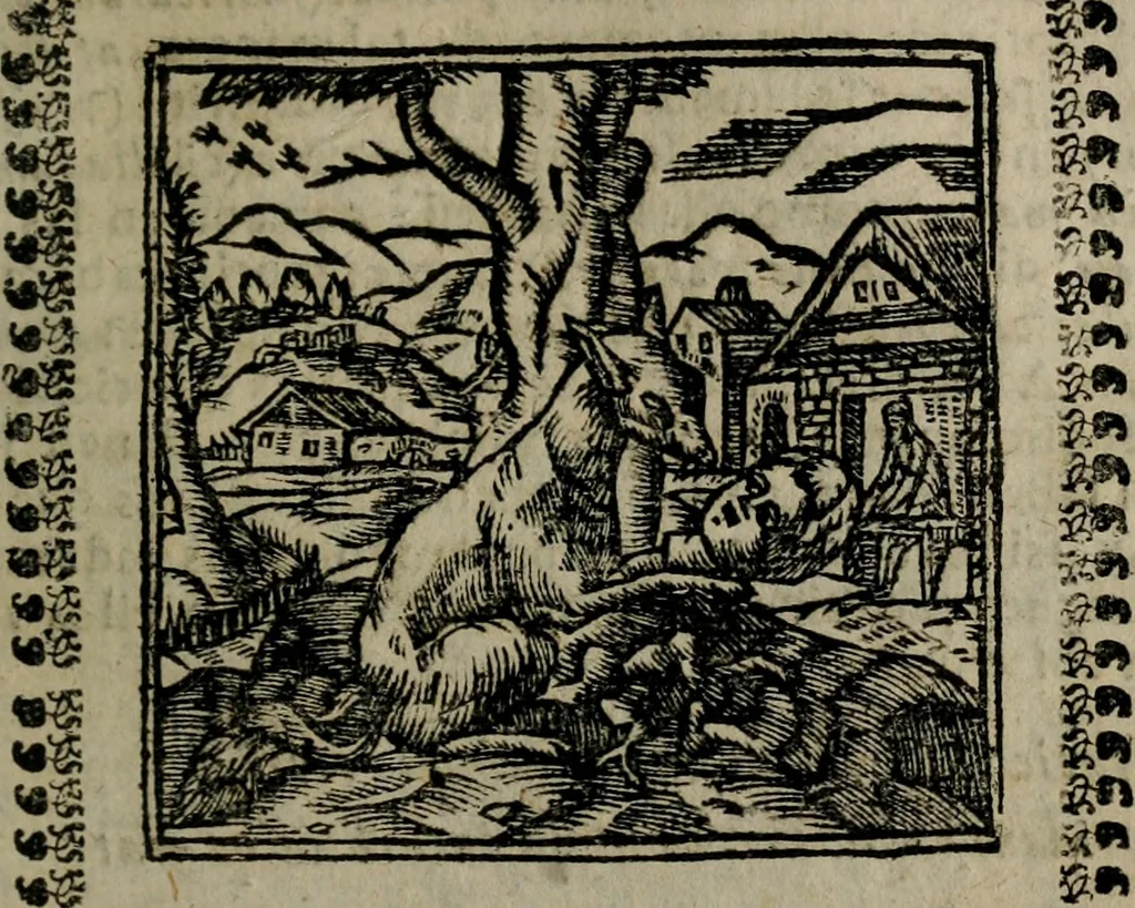 An illustration from Declaracion magistral sobre las Emblemas de Andres Alciato : con todas las historias, antiguedades, moralidad, y doctrina, tocante a las buenas costumbres : dedicadas a la muy noble insigne, leal, y coronada ciudad de Valencia, 1670, leaf 670