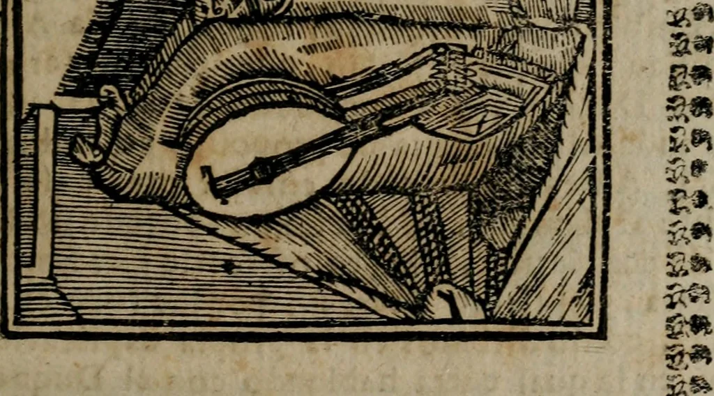 An illustration from Declaracion magistral sobre las Emblemas de Andres Alciato : con todas las historias, antiguedades, moralidad, y doctrina, tocante a las buenas costumbres : dedicadas a la muy noble insigne, leal, y coronada ciudad de Valencia, 1670, leaf 76