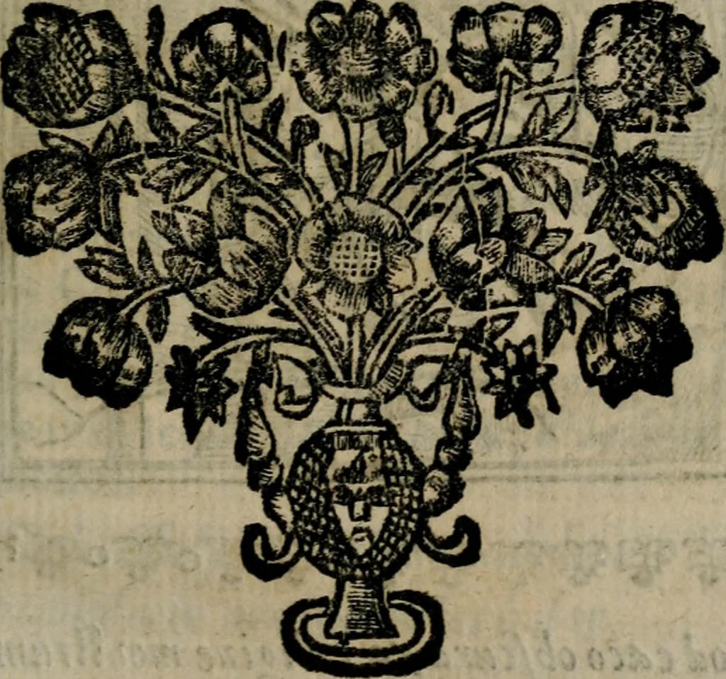 An illustration from Declaracion magistral sobre las Emblemas de Andres Alciato : con todas las historias, antiguedades, moralidad, y doctrina, tocante a las buenas costumbres : dedicadas a la muy noble insigne, leal, y coronada ciudad de Valencia, 1670, leaf 84