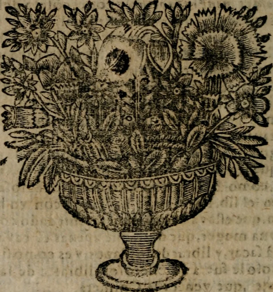 An illustration from Declaracion magistral sobre las Emblemas de Andres Alciato : con todas las historias, antiguedades, moralidad, y doctrina, tocante a las buenas costumbres : dedicadas a la muy noble insigne, leal, y coronada ciudad de Valencia, 1670, leaf 97