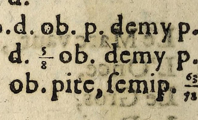 An illustration from Declaration dv roy, portant reglement pour le nouueau prix donné aux especes d'argent legeres & rognées: ensemble pour l'obseruation des prix de l'or & argent employez aux ouurages d'orfeurerie. Et defenses de fondre les monoyes, & les transporter ny autres matieres d'or & d'argent hors du royaume. Verifiée en la Cour des monoyes le 30. octobre, mil six cens quarante., 1640, leaf 26