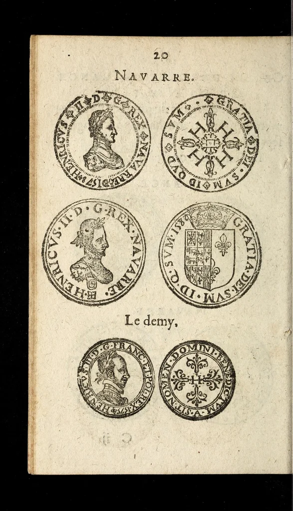 An illustration from [Declaration du roy, portant que les monnoyes d'argent legeres ne seront exposées que pour leur iuste prix selon leur poids & titre, & que tous les poids dont on se seruira pour les monnoyes, seront aiustez & estallonnez sur ceux de la Cour des monnoyes dans vn mois : registrée en la Cour des monnoyes le 24. octobre 1640 : ensemble l'arrest de ladite cour, pour le fait de l'estalonnement desdits poids]., 1640, leaf 20