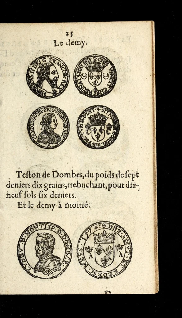 An illustration from [Declaration du roy, portant que les monnoyes d'argent legeres ne seront exposées que pour leur iuste prix selon leur poids & titre, & que tous les poids dont on se seruira pour les monnoyes, seront aiustez & estallonnez sur ceux de la Cour des monnoyes dans vn mois : registrée en la Cour des monnoyes le 24. octobre 1640 : ensemble l'arrest de ladite cour, pour le fait de l'estalonnement desdits poids]., 1640, leaf 25