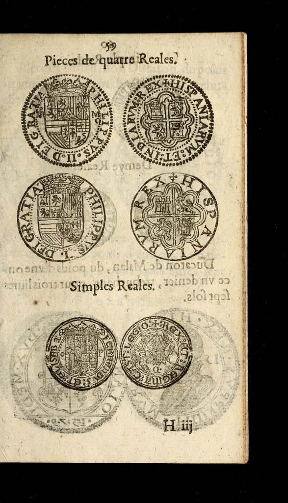 An illustration from [Declaration du roy, portant que les monnoyes d'argent legeres ne seront exposées que pour leur iuste prix selon leur poids & titre, & que tous les poids dont on se seruira pour les monnoyes, seront aiustez & estallonnez sur ceux de la Cour des monnoyes dans vn mois : registrée en la Cour des monnoyes le 24. octobre 1640 : ensemble l'arrest de ladite cour, pour le fait de l'estalonnement desdits poids]., 1640, leaf 59