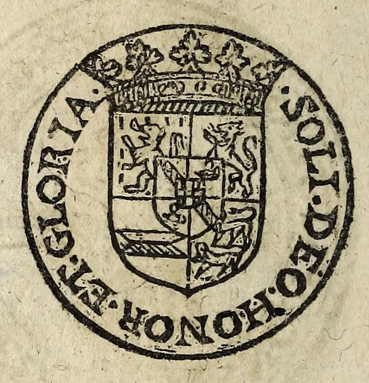 An illustration from [Declaration du roy, portant que les monnoyes d'argent legeres ne seront exposées que pour leur iuste prix selon leur poids & titre, & que tous les poids dont on se seruira pour les monnoyes, seront aiustez & estallonnez sur ceux de la Cour des monnoyes dans vn mois : registrée en la Cour des monnoyes le 24. octobre 1640 : ensemble l'arrest de ladite cour, pour le fait de l'estalonnement desdits poids]., 1640, leaf 76