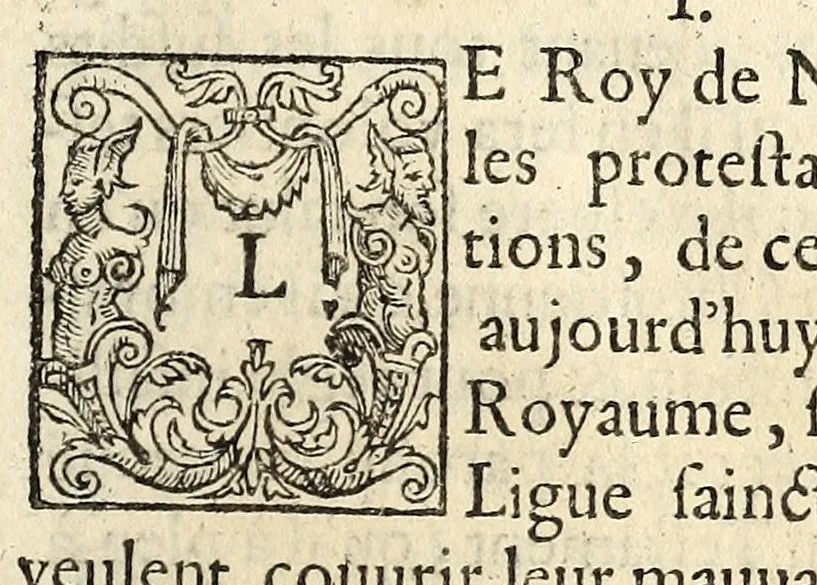 An illustration from Declaration dv roy de Nauarre contre les calomnies publiées contre luy, & protestations de ceux de la Ligue, qui se sont esleuez en ce royaume., 1585, leaf 11