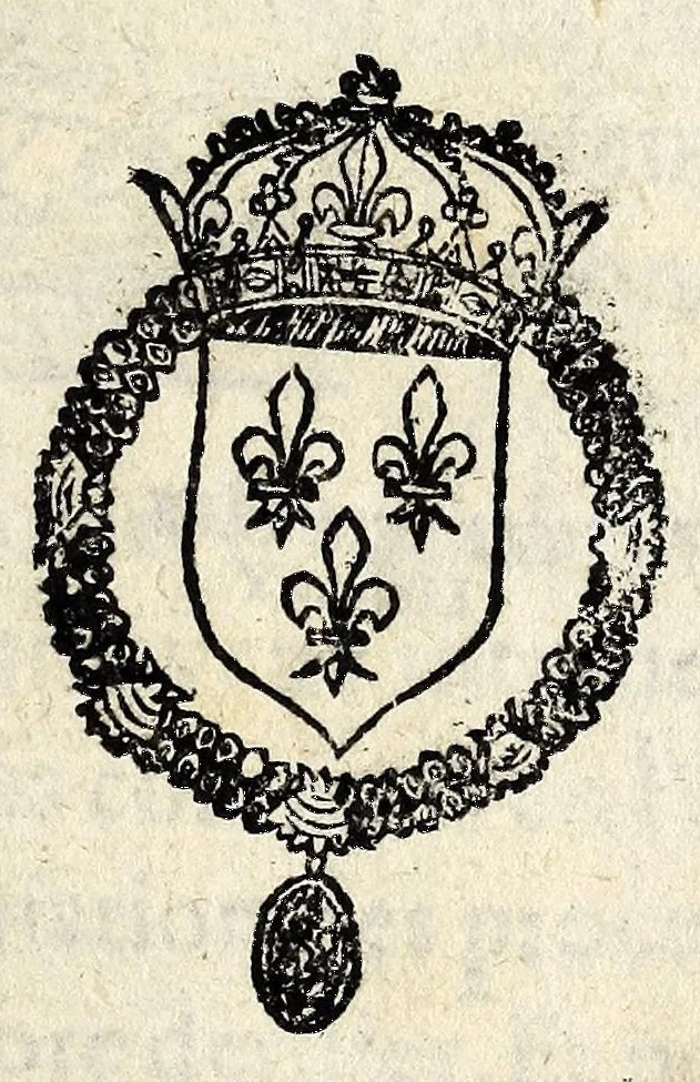 An illustration from Declaration faicte par le Roy svr l'edict de l'abbreuiation des proces. Publié en la Court de Parlement à Rouen, le xx. iour du mois d'A uril apres pasques. 1564., 1564, leaf 5
