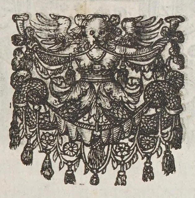 An illustration from A declaration of the demeanor and cariage of Sir Walter Raleigh, knight, as well his voyage, as in, and sithence his returne; : and of the true motiues and inducements which occasioned His Maiestie to proceed in doing justice vpon him, as hath bene done, 1618, leaf 5