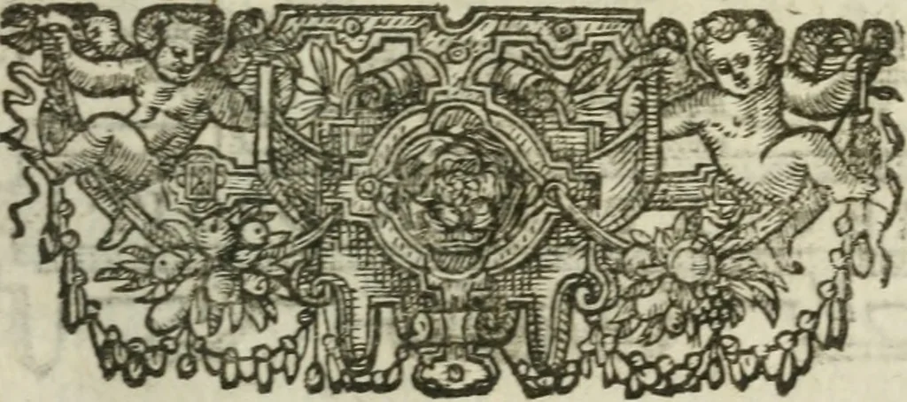 An illustration from A declaration of the practises & treasons attempted and committed by Robert late Earle of Essex and his complices, against Her Maiestie and her kingdoms, and of the proceedings as well at the arraignments & conuictions of the said late Earle, and his adherents, as after. Together with the very confessions and other parts of the euidences themselues, word for word taken out of the originals, 1601, leaf 54
