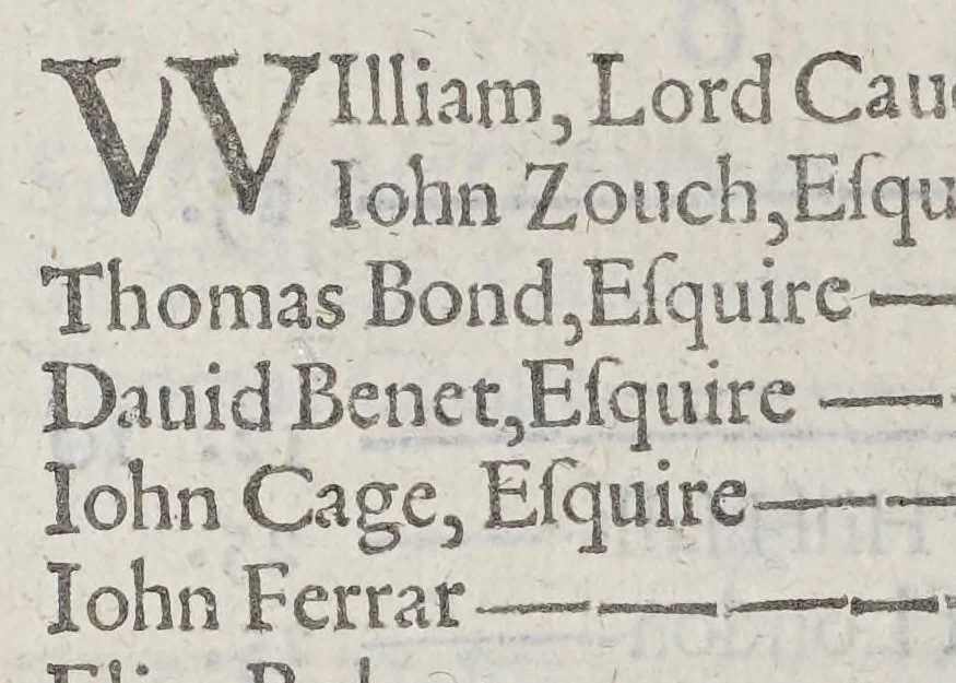 An illustration from A declaration of the state of the colony and affaires in Virginia: : with the names of the aduenturors, and summes aduentured in that action., 1620, leaf 62