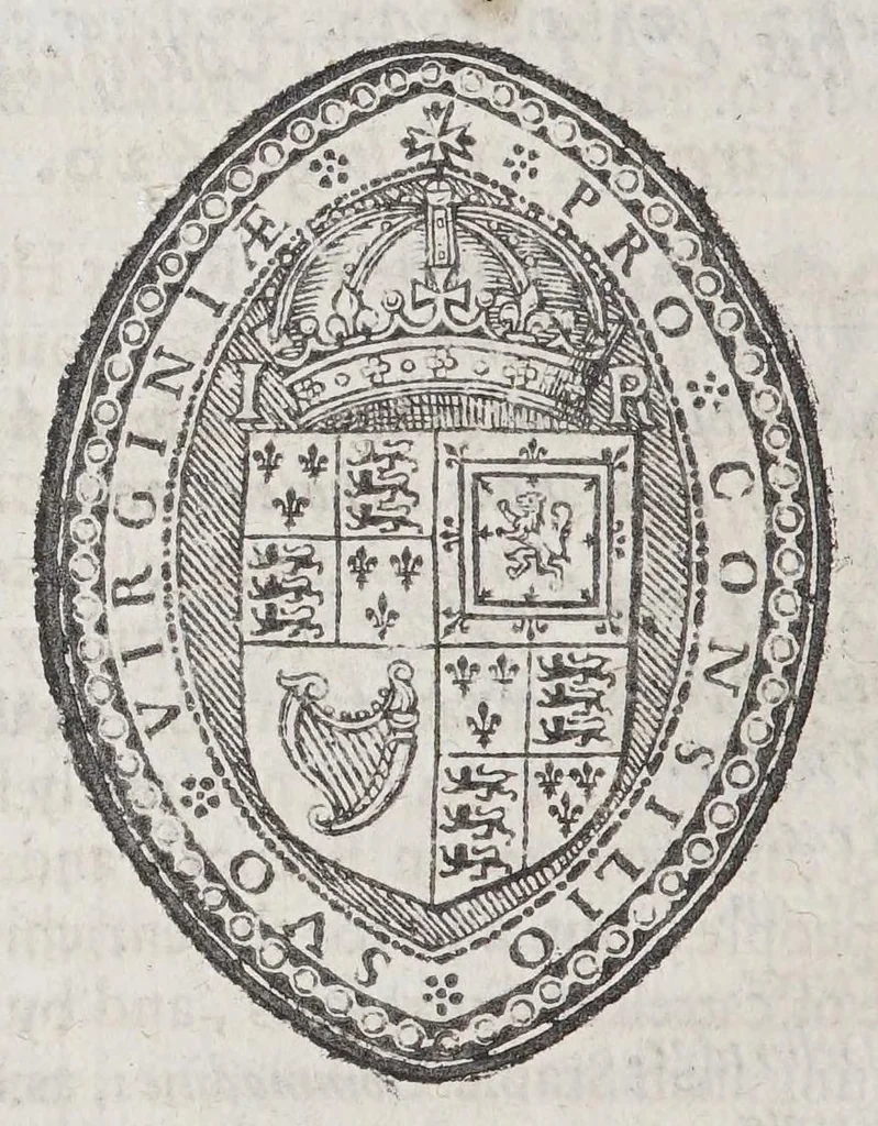 An illustration from A declaration of the state of the colony and affaires in Virginia: : with the names of the aduenturors, and summes aduentured in that action., 1620, leaf 24