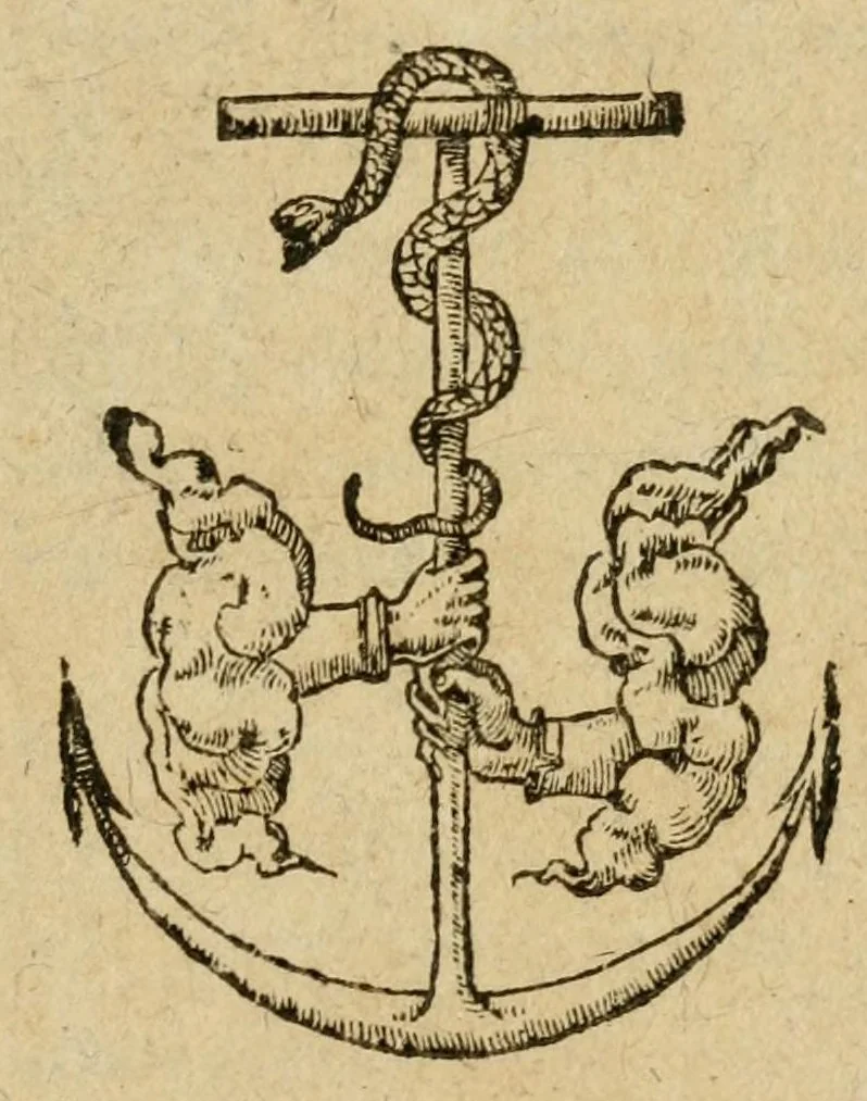 An illustration from De coena domini adversvs Iodici Harchii Montensis dogmata, 1580, leaf 5