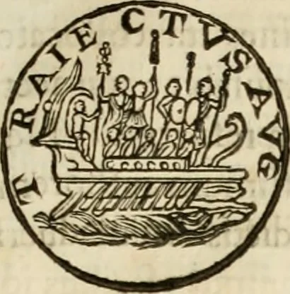 An illustration from De colvmna Traiani syntagma. Accesserunt explicatio veteris tabellae anaglyphae Homeri Iliadem, atqve ex Stesichoro, Arctino et Lesche Ilii excidivm continentis, & Emissarii Lacus Fvcini descriptio, 1683, leaf 140