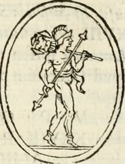 An illustration from De colvmna Traiani syntagma. Accesserunt explicatio veteris tabellae anaglyphae Homeri Iliadem, atqve ex Stesichoro, Arctino et Lesche Ilii excidivm continentis, & Emissarii Lacus Fvcini descriptio, 1683, leaf 188