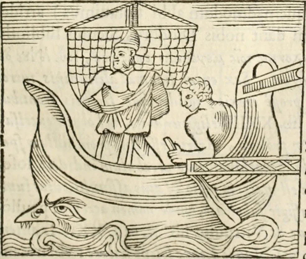 An illustration from De colvmna Traiani syntagma. Accesserunt explicatio veteris tabellae anaglyphae Homeri Iliadem, atqve ex Stesichoro, Arctino et Lesche Ilii excidivm continentis, & Emissarii Lacus Fvcini descriptio, 1683, leaf 222