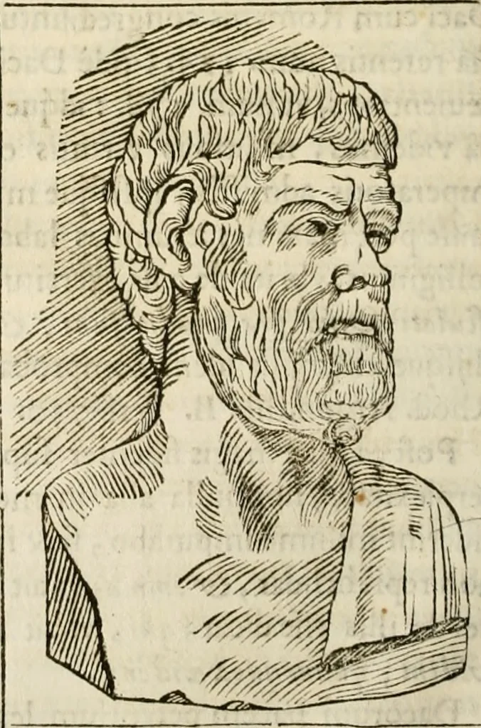 An illustration from De colvmna Traiani syntagma. Accesserunt explicatio veteris tabellae anaglyphae Homeri Iliadem, atqve ex Stesichoro, Arctino et Lesche Ilii excidivm continentis, & Emissarii Lacus Fvcini descriptio, 1683, leaf 23
