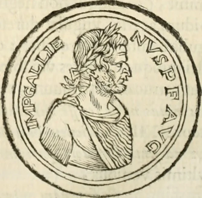An illustration from De colvmna Traiani syntagma. Accesserunt explicatio veteris tabellae anaglyphae Homeri Iliadem, atqve ex Stesichoro, Arctino et Lesche Ilii excidivm continentis, & Emissarii Lacus Fvcini descriptio, 1683, leaf 230