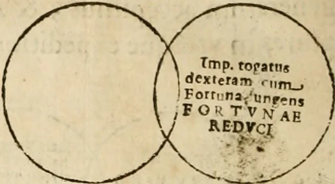 An illustration from De colvmna Traiani syntagma. Accesserunt explicatio veteris tabellae anaglyphae Homeri Iliadem, atqve ex Stesichoro, Arctino et Lesche Ilii excidivm continentis, & Emissarii Lacus Fvcini descriptio, 1683, leaf 321