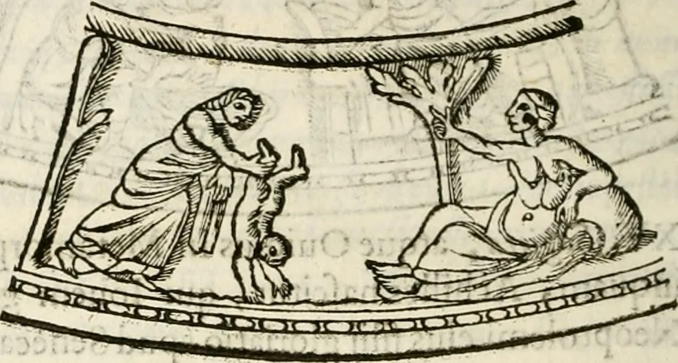 An illustration from De colvmna Traiani syntagma. Accesserunt explicatio veteris tabellae anaglyphae Homeri Iliadem, atqve ex Stesichoro, Arctino et Lesche Ilii excidivm continentis, & Emissarii Lacus Fvcini descriptio, 1683, leaf 365