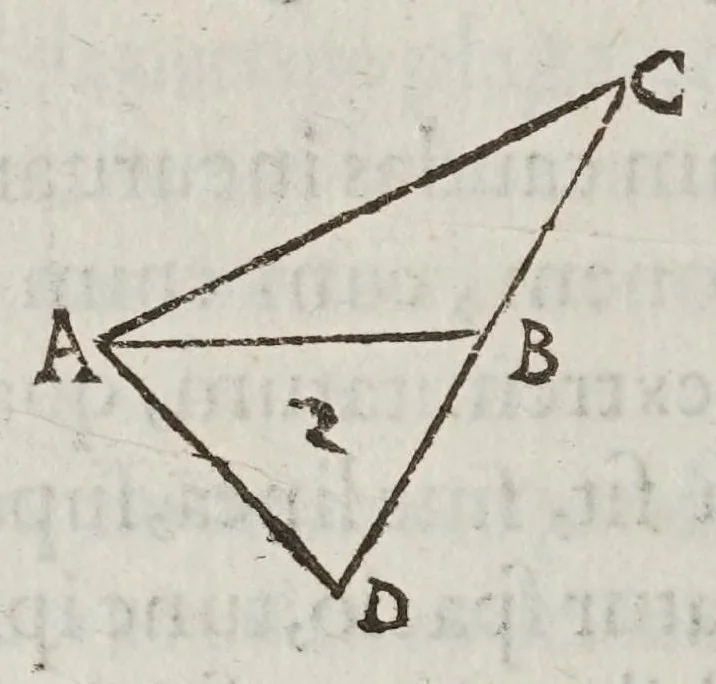 An illustration from De cometis dissertatio astronomico-physica, 1624, leaf 244
