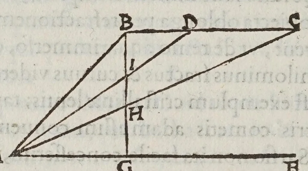 An illustration from De cometis dissertatio astronomico-physica, 1624, leaf 248