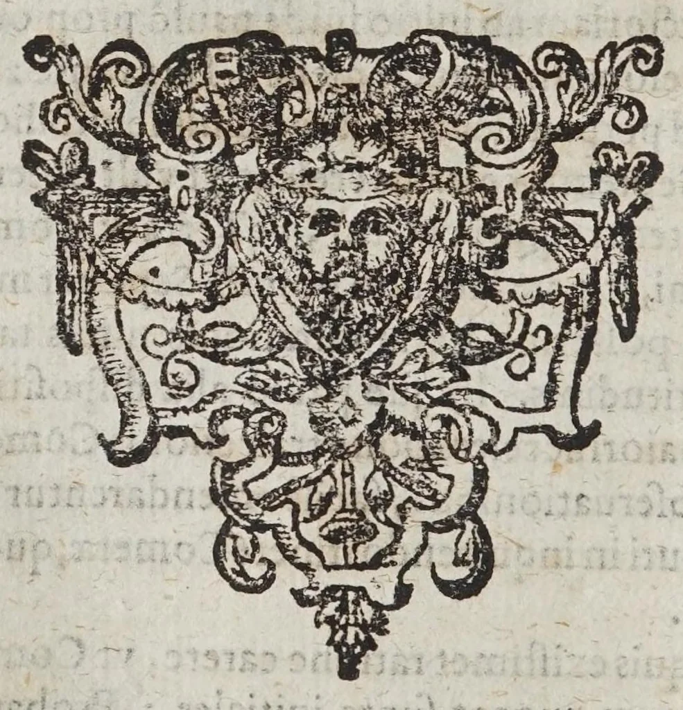 An illustration from De cometis libelli tres : I. Astronomicvs, theoremata continens de motu cometarum, vbi demonstratio apparentiarum & altitudinis cometarum qui annis 1607. & 1618. conspecti sunt ... II. Physicvs, continens physiologiam cometarum nouam ... III. Astrologicvs, de significationibus cometarum annorum 1607. & 1618, 1619, leaf 52