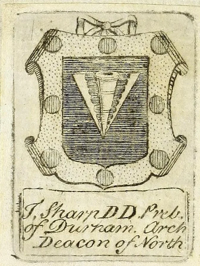 An illustration from De Constantini Magni, Christianor. impp. primi, duobus nummis : qvorum priorem, accepto sacro-sancto Baptismate, posteriorem autem, paterne facta Imperii sui anno ejusd. ultimo, inter tres filios partione, is jusserit signari epistolae duae ..., 1693, leaf 2