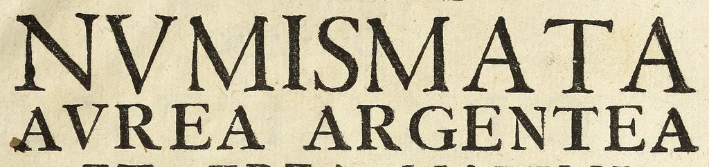 An illustration from De Constantini Magni, Christianor. impp. primi, duobus nummis : qvorum priorem, accepto sacro-sancto Baptismate, posteriorem autem, paterne facta Imperii sui anno ejusd. ultimo, inter tres filios partione, is jusserit signari epistolae duae ..., 1693, leaf 37