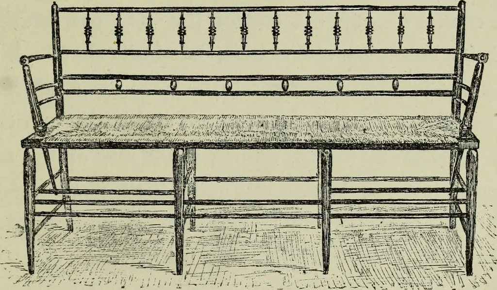 An illustration from Decoration & furniture of town houses; a series of Cantor lectures delivered before the Society of arts, 1880, amplified and enl., 1881, leaf 206