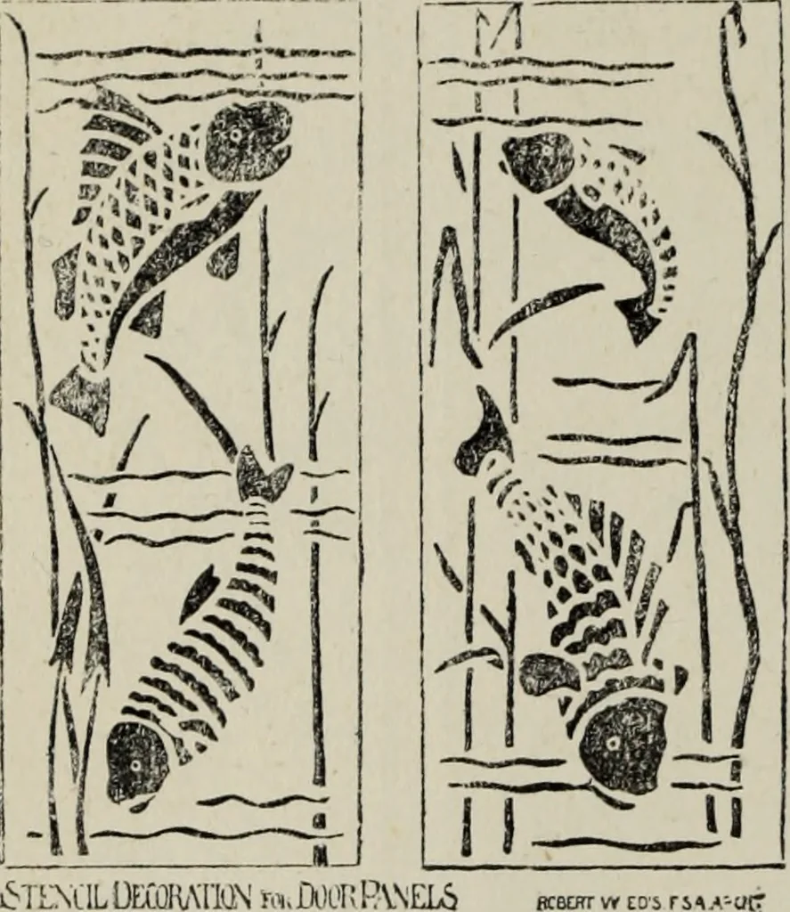 An illustration from Decoration & furniture of town houses; a series of Cantor lectures delivered before the Society of arts, 1880, amplified and enl., 1881, leaf 215