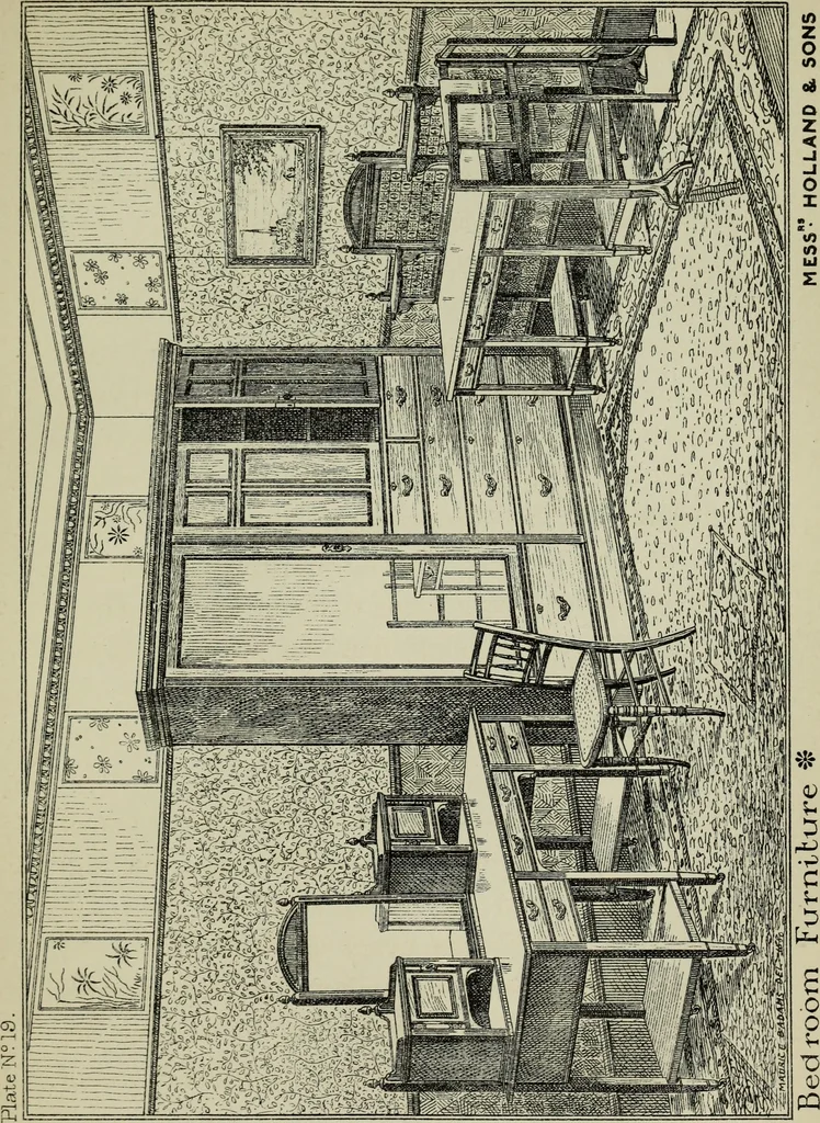 An illustration from Decoration & furniture of town houses; a series of Cantor lectures delivered before the Society of arts, 1880, amplified and enl., 1881, leaf 278