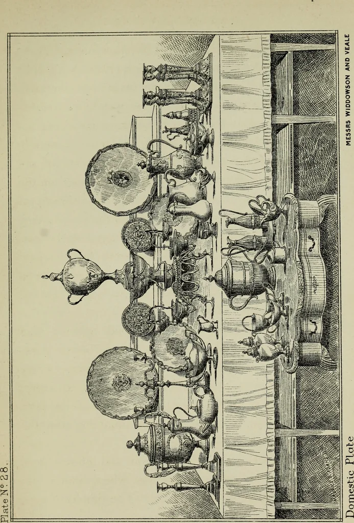 An illustration from Decoration & furniture of town houses; a series of Cantor lectures delivered before the Society of arts, 1880, amplified and enl., 1881, leaf 354