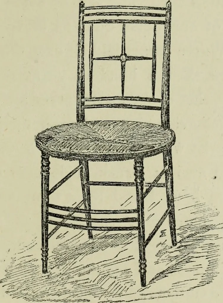 An illustration from Decoration & furniture of town houses; a series of Cantor lectures delivered before the Society of arts, 1880, amplified and enl., 1881, leaf 50