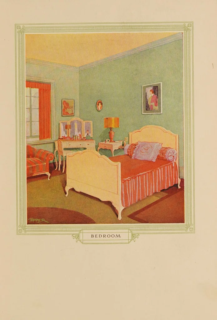 An illustration from The decoration of our homes, 1924, leaf 27