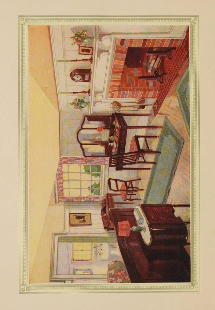 An illustration from The decoration of our homes, 1924, leaf 30