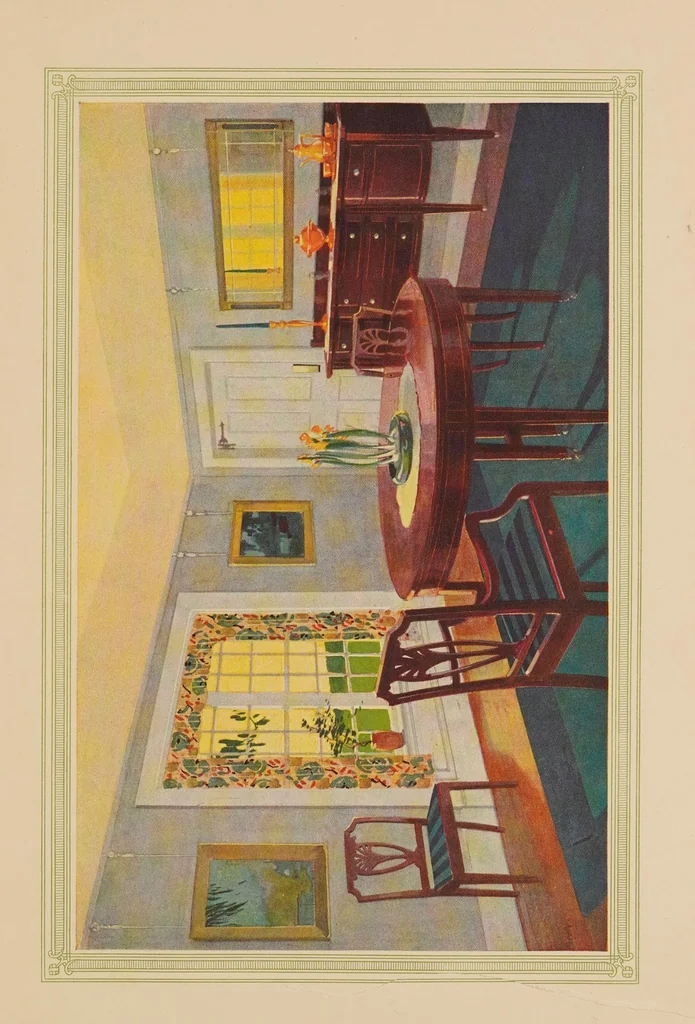 An illustration from The decoration of our homes, 1924, leaf 33