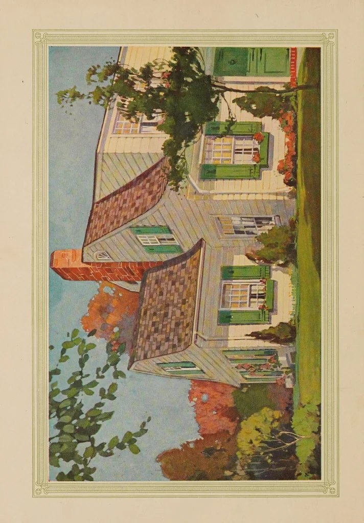 An illustration from The decoration of our homes, 1924, leaf 42