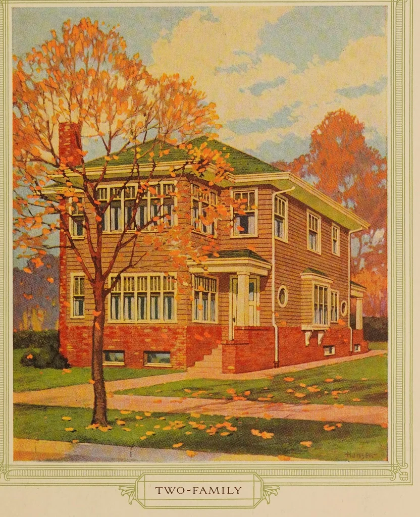 An illustration from The decoration of our homes, 1924, leaf 47