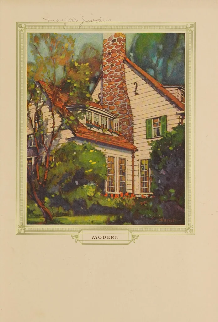An illustration from The decoration of our homes, 1924, leaf 55