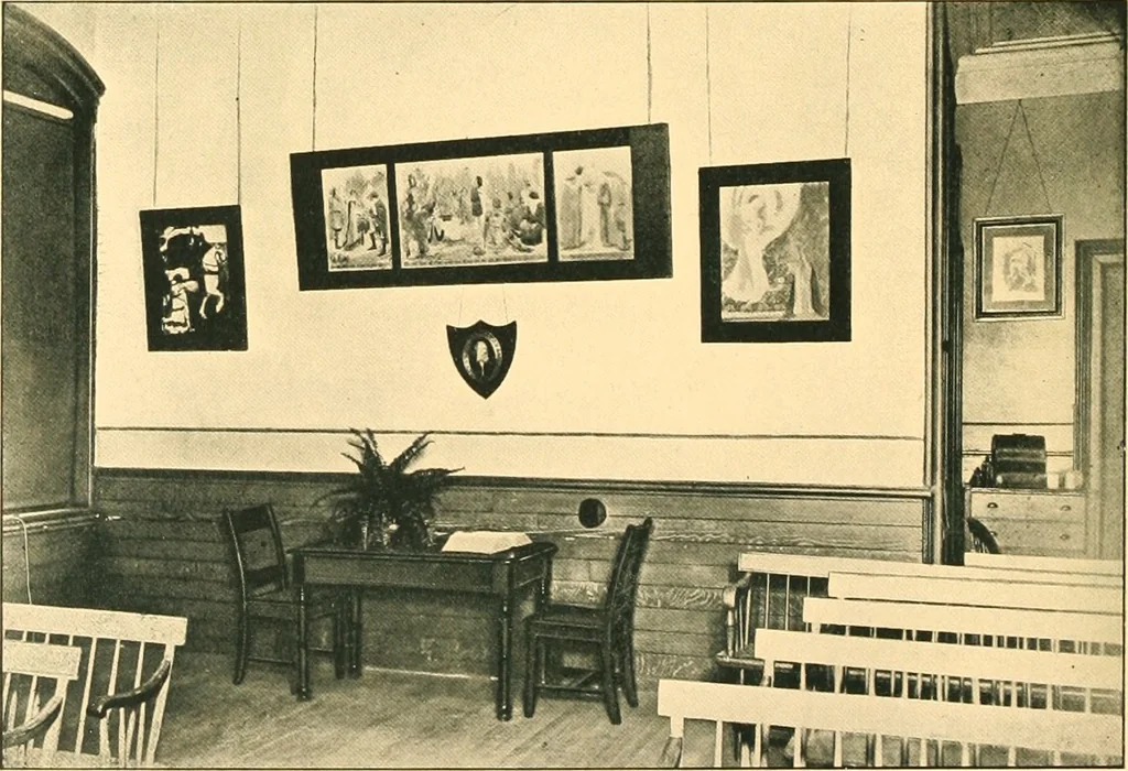 An illustration from Decoration of the school and home, 1914, leaf 127