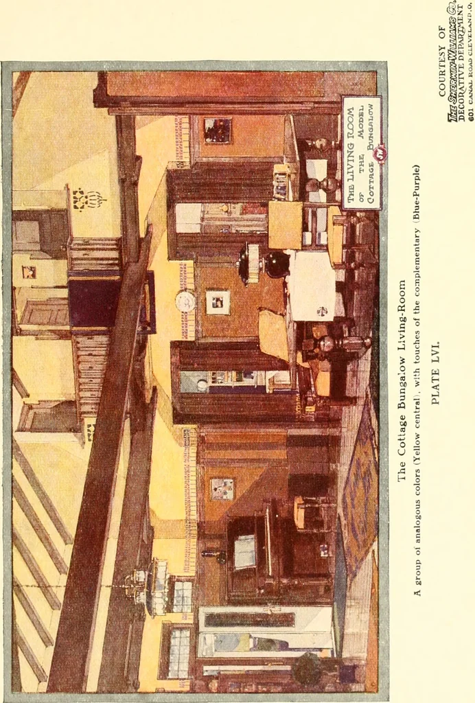 An illustration from Decoration of the school and home, 1914, leaf 178